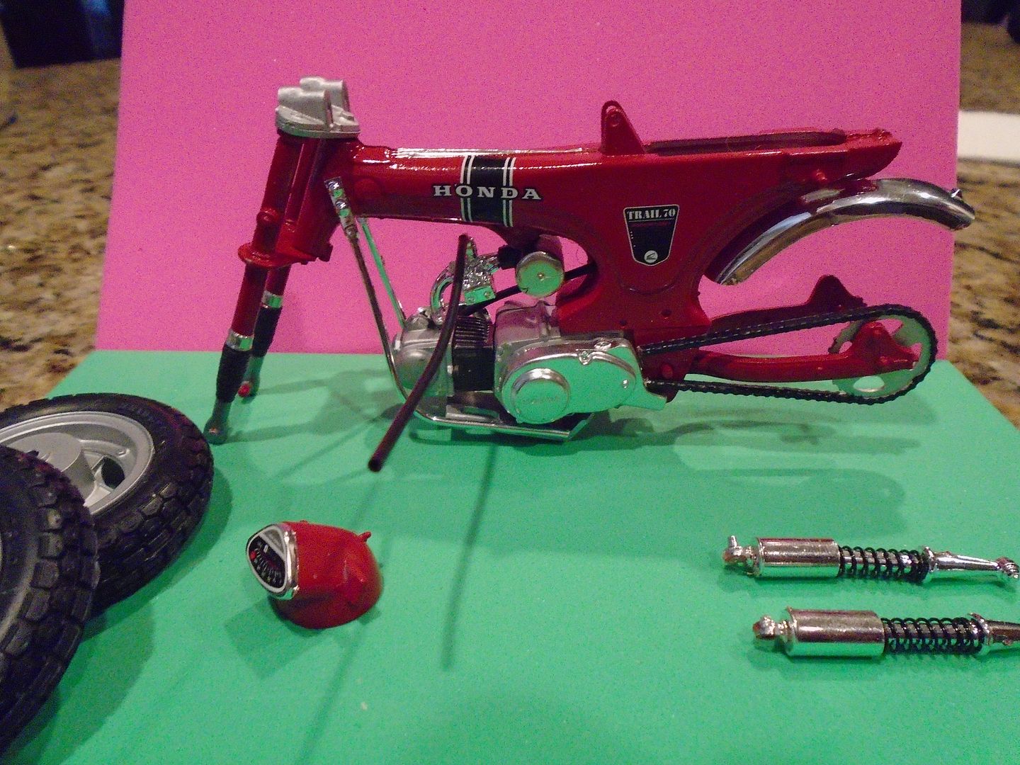 MPC Honda 70 trail bike Done ! WIP All The Rest Motorcycles